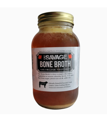 Eat Savage Grass Fed Beef Bone Broth