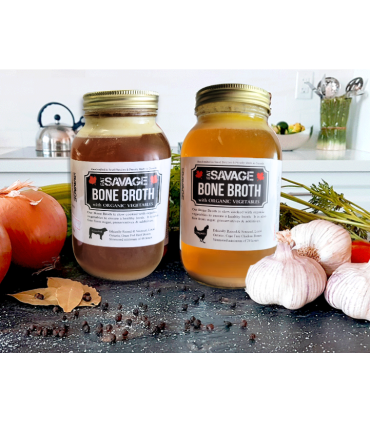 Organic Chicken Bone Broth - 1 lire